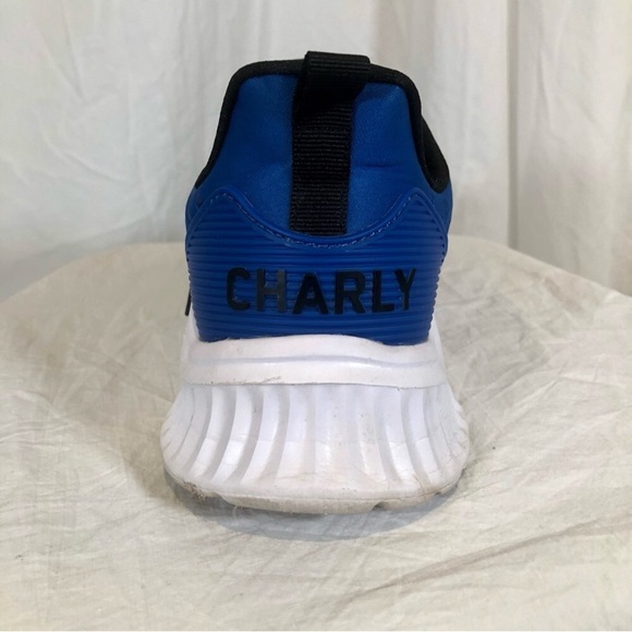 Charly Men’s Falcon Breathable Sneaker Running Shoe in Blue/White - Picture 3 of 12